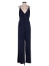Blue Rain Chevron-herringbone Blue Jumpsuit Size S - photo 1