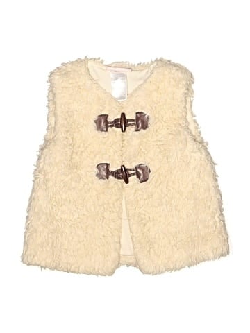 Little Lass Faux Fur Vest (view 1)