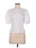 Cinq à Sept White Short Sleeve Top Size M - photo 1