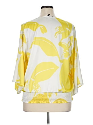 White House Black Market 3/4 Sleeve Blouse (view 2)