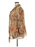 DressBarn 100% Polyester Paisley Orange 3/4 Sleeve Blouse Size 22 - photo 5