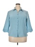 Covington Blue 3/4 Sleeve Blouse Size 18 - photo 1