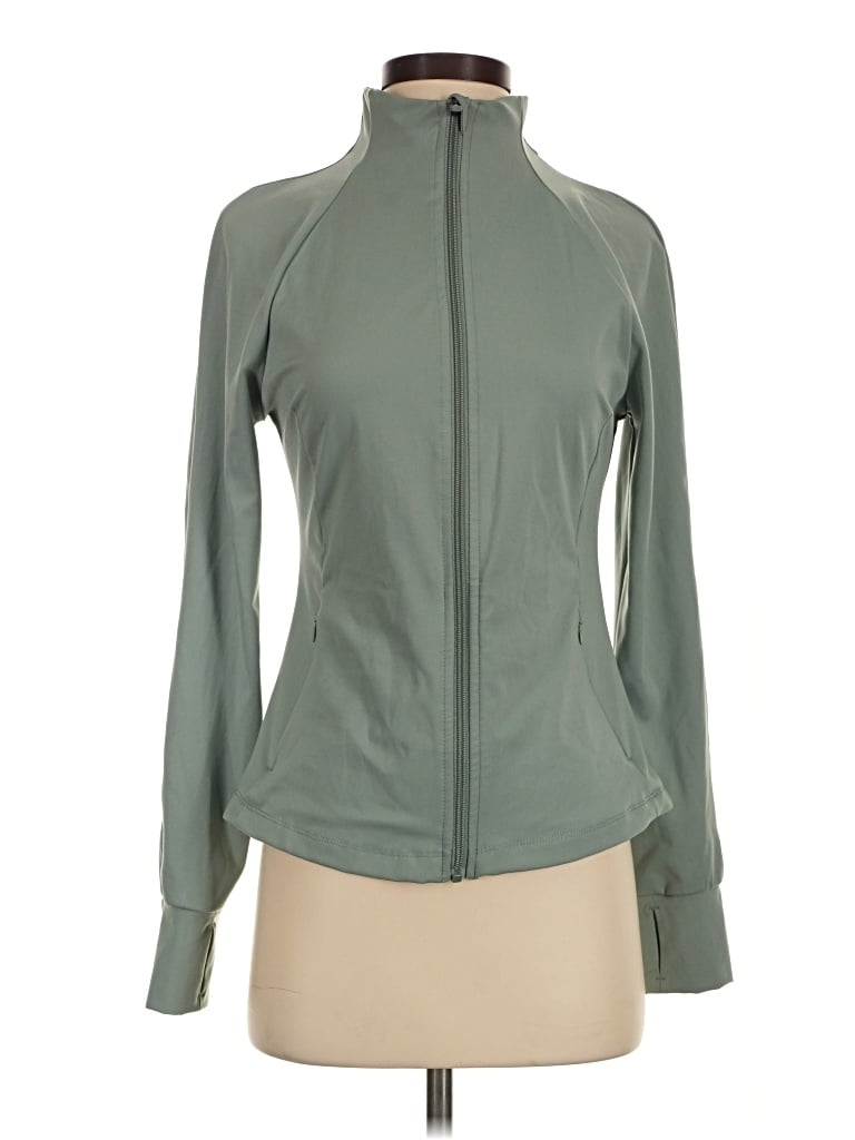 Pre-owned Yogalicious Track Jacket In Green