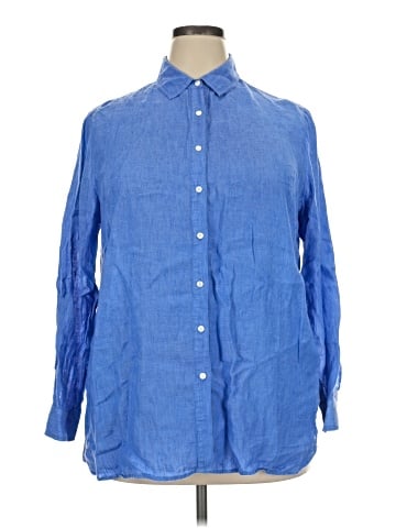 J. McLaughlin 3/4 Sleeve Button-Down Shirt (view 1)