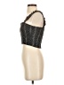 Paper Crane 100% Rayon Silver Black Tank Top Size XS - photo 5