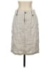 J.Crew 100% Linen Tan Gray Casual Skirt Size 0 - photo 1