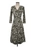Sigrid Olsen 100% Polyester Camo Gray Cocktail Dress Size S - photo 1