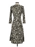 Sigrid Olsen 100% Polyester Camo Gray Cocktail Dress Size S - photo 2