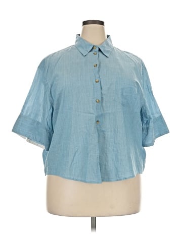 J.Crew 3/4 Sleeve Button-Down Shirt (view 1)
