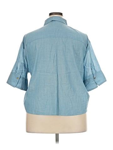 J.Crew 3/4 Sleeve Button-Down Shirt (view 2)