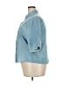 J.Crew 100% Cotton Blue 3/4 Sleeve Button-Down Shirt Size 22 - photo 5