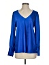Boston Proper Blue Long Sleeve Blouse Size S - photo 1