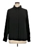 Halogen 100% Polyester Black Long Sleeve Blouse Size XL - photo 1