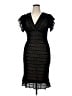 Max Studio 100% Polyester Black Cocktail Dress Size XL - photo 1