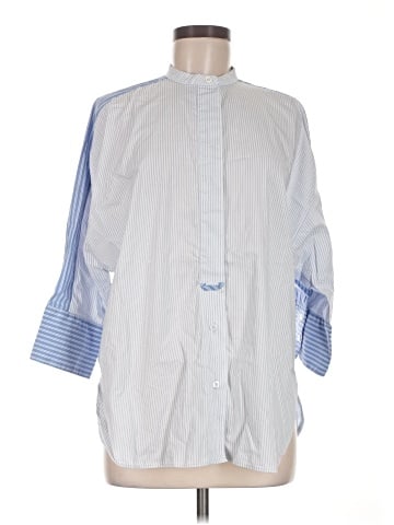 MNG Suit 3/4 Sleeve Button-Down Shirt (view 1)