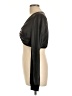 BCBGMAXAZRIA 100% Polyurethane Black Long Sleeve Top Size L - photo 5