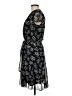 MSK 100% Polyester Floral Black Casual Dress Size 8 - photo 5