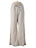 Ci Sono Stripes Silver Casual Pants Size M - photo 1