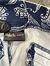 Rafaella Print Blue Active Pants Size 12 - photo 7