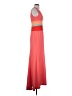 BCBGMAXAZRIA 100% Polyester Color Block Orange Cocktail Dress Size 0 - photo 4