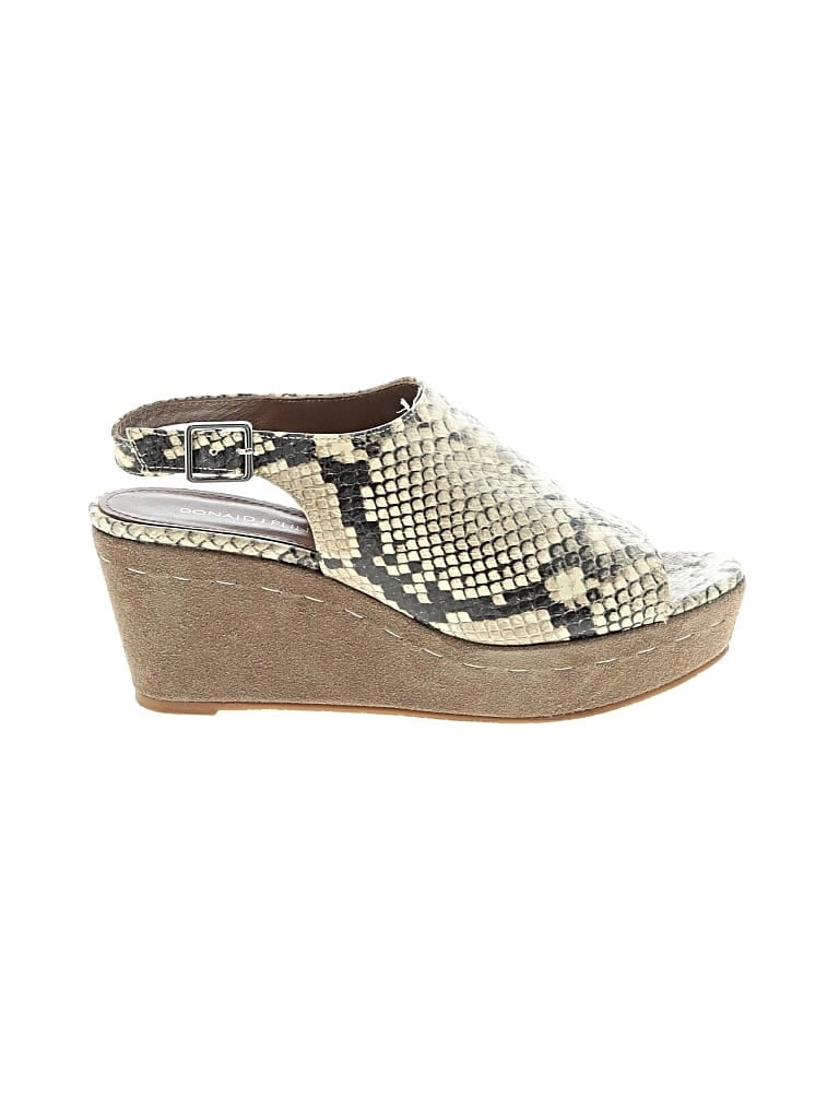 Pre-owned Donald J Pliner Wedges In Ivory