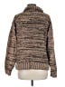 BCBGMAXAZRIA Tweed Brown Turtleneck Sweater Size M - photo 2
