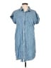 Thread & Supply 100% Lyocell Blue Casual Dress Size L - photo 1