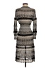 Laundry by Design 100% Polyester Chevron-herringbone Gray Cocktail Dress Size S - photo 2