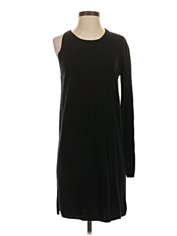 Pure Navy Wool Dress (view 1)