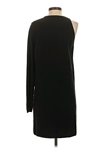 Pure Navy Wool Dress (view 2)