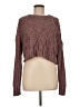 Arizona Jean Company 100% Polyester Tweed Brown Pullover Sweater Size M - photo 1