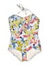 Studio Print Ivory One Piece Swimsuit Size 10 - photo 1