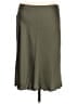 H&M Solid Green Casual Skirt Size L - photo 1