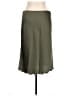 H&M Solid Green Casual Skirt Size L - photo 2