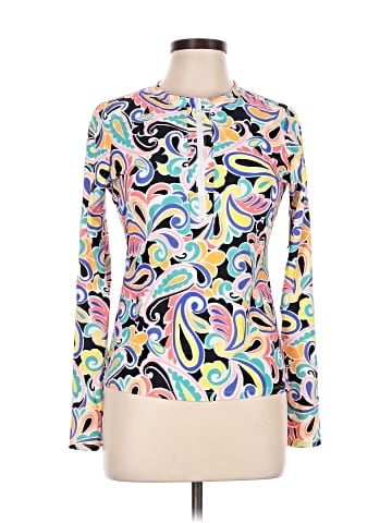 Island Escape Long Sleeve Blouse (view 1)