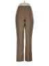 Ganni Tweed Brown Ivory Silk Pants Size EU 38 / US 8 - photo 1