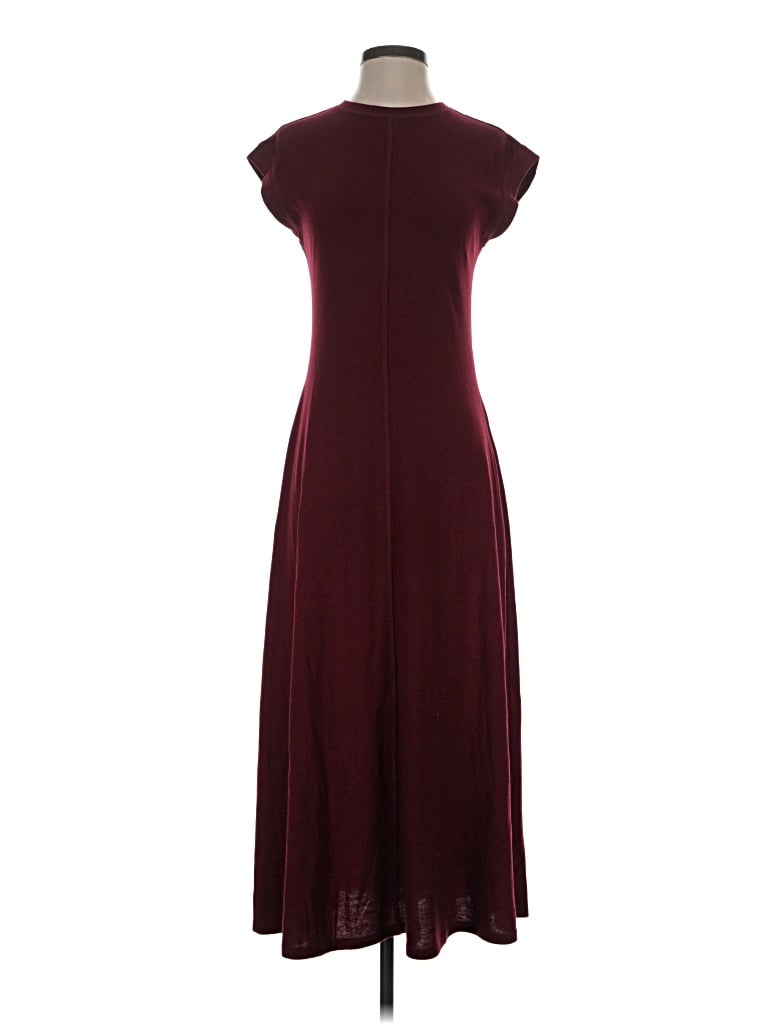 Pre-owned Rue Sophie Casual Dress In Burgundy