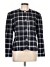 Pendleton 100% Virgin Wool Checkered-gingham Blue Wool Blazer Size 12 - photo 1
