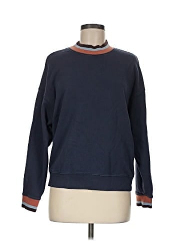 Madewell (Re)sourced Cotton Studio Ringer Mockneck Sweatshirt (view 1)