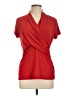 DKNY Red Short Sleeve Top Size L - photo 1