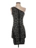 Bebe Graphic Black Cocktail Dress Size S (petite) - photo 1