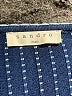 Sandro Argyle Blue Casual Dress Size Sm (1) - photo 7