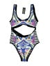 Ekouaer Graphic Blue One Piece Swimsuit Size XL - photo 2