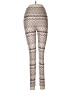 Marika Chevron-herringbone Pink Ivory Leggings Size M - photo 1