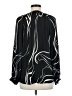 Nine West 100% Polyester Black Long Sleeve Blouse Size M - photo 2
