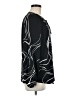 Nine West 100% Polyester Black Long Sleeve Blouse Size M - photo 4