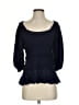 Boston Proper 100% Cotton Blue Pullover Sweater Size XS - photo 1