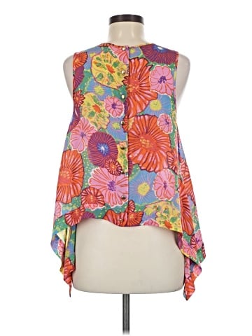 Leifsdottir Sleeveless Silk Top (view 2)