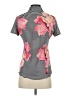 JoFit Floral Pink Short Sleeve Blouse Size S - photo 2