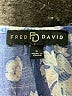 Fred David Blue 3/4 Sleeve Blouse Size S - photo 7